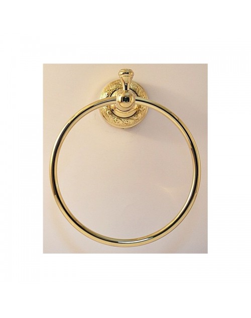 Полотенцедержатель кольцо Magliezza Primavera 80309-do (золото)